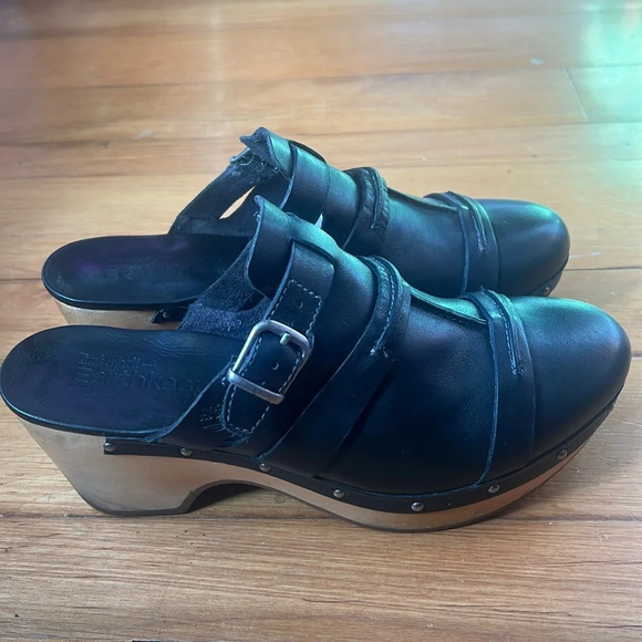 Timberland Women's Earthkeepers Barnstable Clog Size 9 Black - Picture 1 of 9